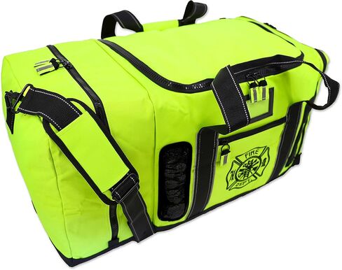 حقيبة معدات Lightning X Fireman Fireman المعاد تصميمها حديثًا مع حجرة للخوذة وفتحات شبكية وصليب مالطي للمستجيب الأول in Kuwait