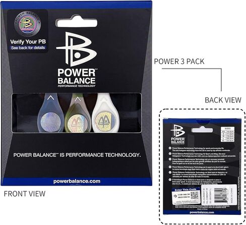 سوار معصم Power Balance الأصلي الأصلي للأداء، أساور معصم مطاطية من السيليكون، أساور رياضية للرجال والنساء، 3 عبوات من الأساور، آمنة مقاومة للماء وخفيفة الوزن ومتينة، مقاس M+M+L(M 19.0 سم/L 20.5 سم) in Kuwait