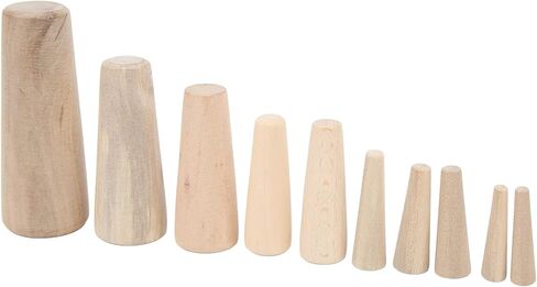 Estink المقابس الخشبية الناعمة، حزمة من 10 الخشب سجل البحرية مدبب من خلال بدن الطوارئ المقابس الخشبية الناعمة استنزاف المكونات 7 أحجام مختلفة المقابس عدة استنزاف سدادة مناسبة للقوارب واليخوت البحرية in Kuwait