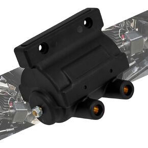 Motorcycle Ignition Coil Dual Fire Fit for Harley V-Twins Sportster 1000 900 Low Rider Supler Glide 1200 Roadster Heritage Electra Glide Softail Springer Replace 31609-65A