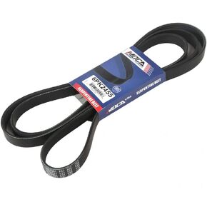 MOCA 6PK2455 EPDM Serpentine Belt fit 10-12 for Audi S4/S5 3.0L & 97-08 for Ford for F-150 4.2L & 10-15 for Jaguar XF/XFR/XKR 5.0L