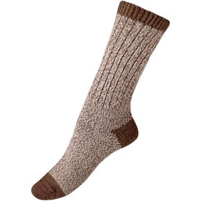 Men's Boot Baby Alpaca Socks, Unisex Cozy Winter Warm Gear, Breathable Soft Comfy Garment Foot Clothing for Men & Women