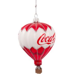 Kurt Adler Coca-Cola Glass Balloon Ornament, 3.5-Inch, Christmas