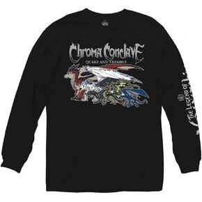 Ripple Junction The Legend of Vox Machina Adult Chroma Dragons Shimmer Long Sleeve T-Shirt Officially Licensed