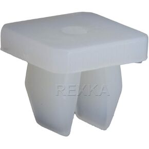 Rexka 30 pcs Nylon Nuts 12mm X 12mm #6 Screw Size for Toyota 90189-04011