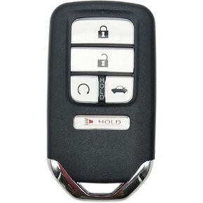 Smart Replacement Key Fob Cover Case fit for 2015 2016 2017 2018 2019 Honda Accord Civic CR-V CRV Pilot EX-L Touring Keyless Entry Key Fob Shell (Buttons-4)