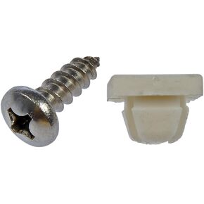 Dorman 785-166 License Plate Fasteners- No. 14 x 3/4 In., 4 Pack