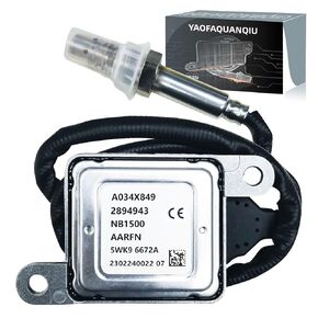 5WK96672A 2894943 A034X849 2894943RX 5WK9 6672A Nitrogen Oxide NOx Sensor for Cummins ISB 6.7L ISX 11.9L 14.9L for Cummins Kenworth T660 680 880 Peterbilt Truck