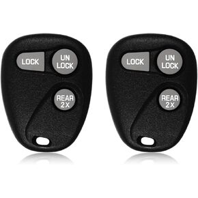2 Keylessbest Replacement for 1996 1997 1998 1999 2000 Chevrolet Astro Blazer Suburban Tahoe GMC Jimmy Safari Yukon Key Fob Remote Control AB01502T 3 Buttons 315MHz