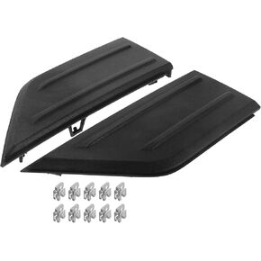 Front Bumper Pads for Ford F-150 2021-2024 Front Left Right Bumper Guards Insert Pads Caps Plastic Black 1 Pair