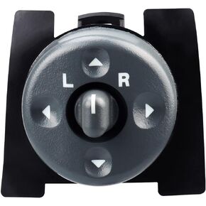 Power Mirror Switch for 1994-2000 Chevy GMC K1500 K2500 K3500 C1500 C2500 C3500 Truck Suburban Tahoe Blazer S10 Pickup Yukon Isuzu Mirror Control Switch, Replaces 15009690, 19209371, 901-000