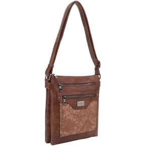 Liz Soto Jessica Cross Body Purse Women - Medium-Size Vegan Purses, Trendy Shoulder Bag Handbag with Adjustable Strap