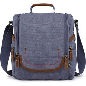 TSD Brand Atona Traveler Canvas Crossbody Bag