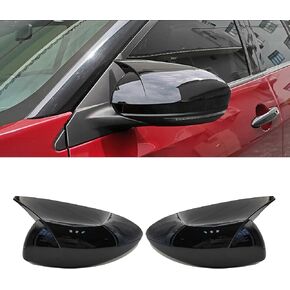 Door Side Rearview Mirror Cover Caps Fit for Nissan Altima 2019-2023 Glossy Black