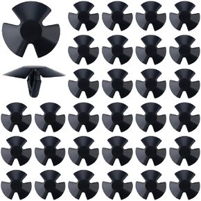 40Pcs Hood Insulation Retainers Push-Type Retainer Clips Compatible with Jeep Dodge Ram Cherokee Grand Cherokee Replace OEM 4878883AA LH LHS Nylon Clip Fasteners Push Type Push Pin Screws