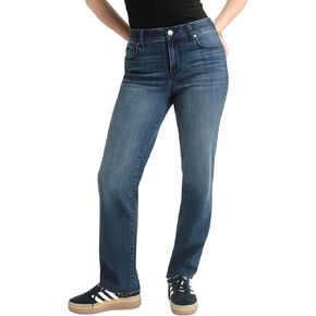 1822 Denim Women's 30" High Rise Straight Leg Magic Waistband Jeans