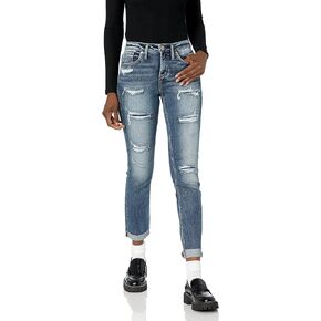 Silver Jeans Co. Women's Beau Mid Rise Slim Leg Jeans-Legacy