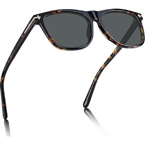 AVAWAYSquare Polarized Sunglasses for Men UV400 Protection, Acetate Fashion Driving Outdoor Sport Glasses AV6112