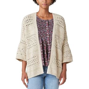 Lucky Brand Women's Crochet Cardigan