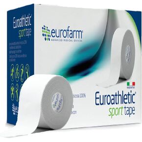 Euroathletic Sports Tape -1 ½ in x 11 yds- Strong Adhesive Bandage for Athletes, Easy to Tear,No Sticky Residue,Ideal for Lacrosse,Climbers and Boxing