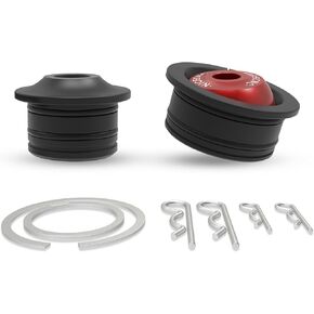 Bevinsee Shifter Cable Bushing Upgrade Kit Compatible with Honda Accord Civic Type R (9th, 10th Gen) Fit CRZ 2007+ Vehicles Red