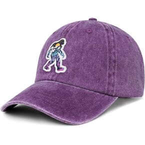 Bigfoot Sasquatch Gifts for Men Women - Unisex Bigfoot Hat Great Outdoor Cap for Wilderness Exploration Hunting Hiking