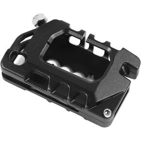 JeCar Key Fob Cover Case for Jeep Wrangler JL JLU JT 2018-2020, Black