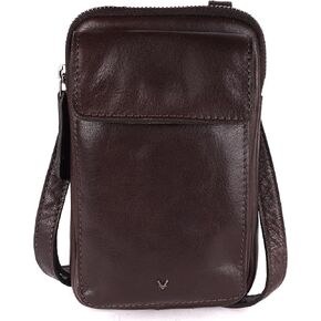 Genuine Leather Small Crossbody Bags For Women Cell Phone Purse, Trendy Casual Bag with Adjustable Strap