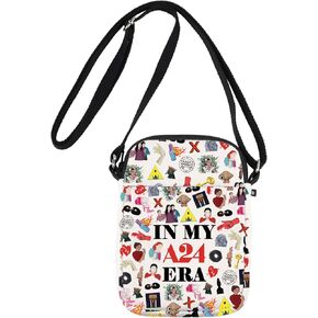 G2TUP Horror Movie Crossbody Bag Scary Movies Gifts Midsommar & Pearl Gifts Evelyn Googly Eyes Shoulder Bag