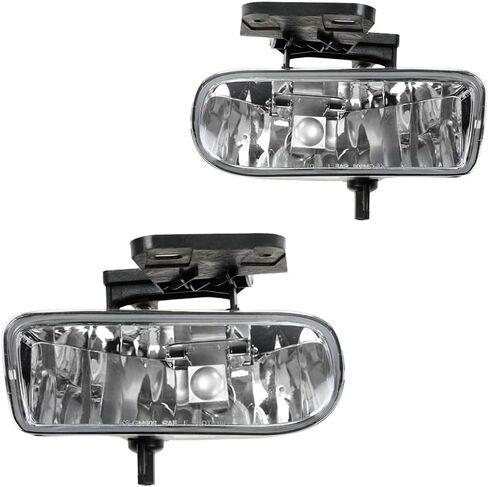 A ABIGAIL Driving Fog Lights Lamps Replacement for 1999-2002 GMC Sierra & 2000-2006 GMC Yukon Pickup Truck SUV With 880 12V 27W Halogen Bulbs 10385054, 10385055, GM2592110, GM2593110 (Clear Lens) in Saudi Arabia