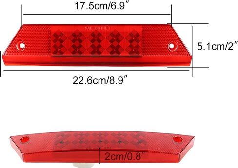 Ranger LED Tail Light for 2009-2016 Ranger 900 800 700 Rear Light Brake Stop Light (Red) in Kuwait