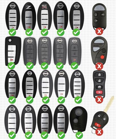 Key Fob Battery for Nissan Infiniti (2 Pack) CR2032 for Nissan Key Battery – Fits Altima, Rogue, Sentra, Maxima, Frontier, Pathfinder, and More (KR55WK49622, CWTWB1U840) – Check Fitment Guide in Kuwait