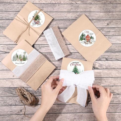 600 Pcs Gold Foil Christmas Stickers for Envelopes,1.5 Inch Self Adhesive Inspirational Positive Word Holiday Stickers Christmas Envelopes Seals Stickers for Holiday Party Card Gift Wrapping,12 Styles in Saudi Arabia