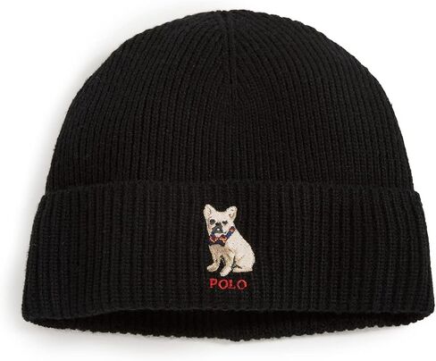 Polo Ralph Lauren Men's Embroidered Frenchie Beanie in Saudi Arabia