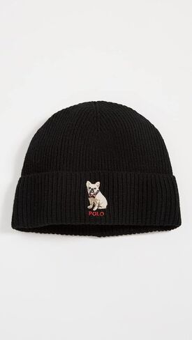 Polo Ralph Lauren Men's Embroidered Frenchie Beanie in Saudi Arabia