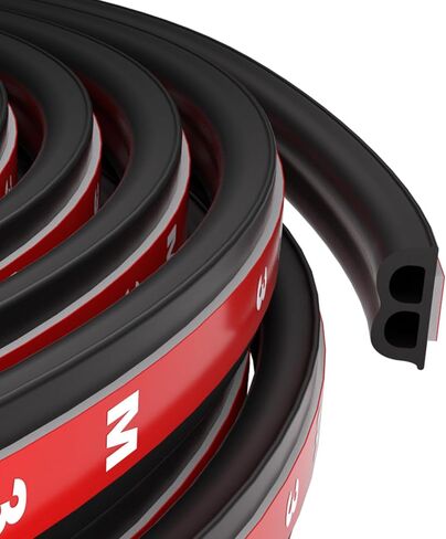 Car Weather Stripping Windshield Rubber Seal,B-Shape 16.5FT Universal Self Adhesive Rubber Weather Draft Seal Strip For Car Window and Door,Engine Cover etc.weatherproof noise reduction and dustproof. in Saudi Arabia