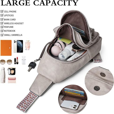 Sling Bag Crossbody Bags for Women Fanny Packs for Women Chest Bag for Work Shopping in Saudi Arabia
