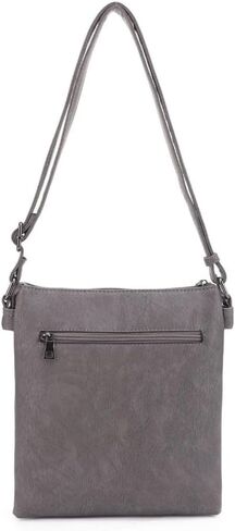 Liz Soto Jessica Cross Body Purse Women - Medium-Size Vegan Purses, Trendy Shoulder Bag Handbag with Adjustable Strap in Saudi Arabia