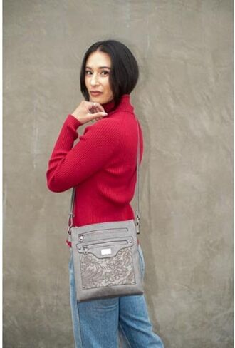 Liz Soto Jessica Cross Body Purse Women - Medium-Size Vegan Purses, Trendy Shoulder Bag Handbag with Adjustable Strap in Saudi Arabia