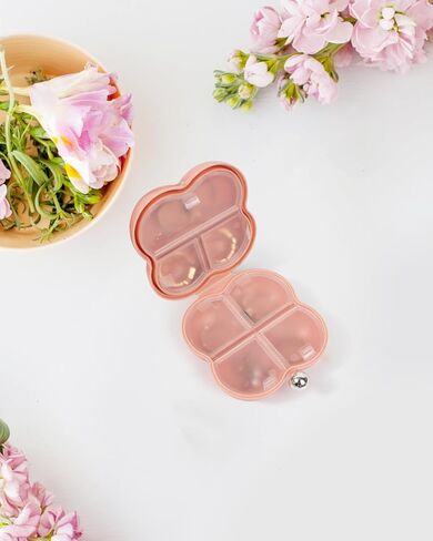 LETGO Mini Travel Jewelry Case Small Jewelry Box Clear Jewelry Organizer Storage Case Portable Jewelry Travel Case Mini Travel Essentials for Girls Car Essentials for Women (Cloud Beige) in Kuwait