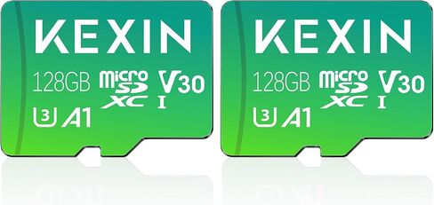 بطاقة KEXIN 64 جيجابايت Micro SD 3 حزم مع محول - ما يصل إلى 85 ميجابايت/ثانية 4K، V30، A1، C10، 4K UHD بطاقة ذاكرة microSDXC UHS-I عالية السرعة متوافقة مع كاميرا الحركة بدون طيار وحدة التحكم في الألعاب للهواتف الذكية اللوحية، 64 جرام in Kuwait