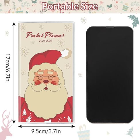 2024-2026 Pocket Calendar, Purse Monthly Planner 2024-2026 - 6.7" x 3.7" - Runs from November 2024 Until December 2026, 2024 Pocket Calendar with PVC Cover for Planning, Organizing and Office in Kuwait