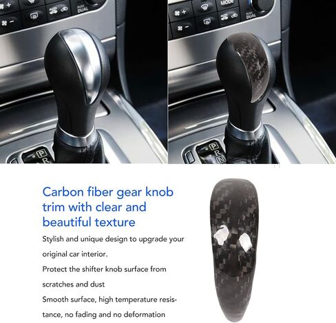 غطاء مقبض ناقل الحركة G37، لملصق Infiniti FX35، غطاء مقبض ناقل الحركة من ألياف الكربون بديل لـ Infiniti G35 2007 2008 لـ G37 2009-2013 لـ FX35 2009-2013 in Saudi Arabia
