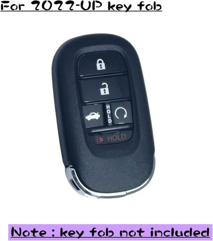 2Pcs Remote Key Fob Cover for 2022 2023 2024 2025 Honda Accord Civic HR-V CR-V Pilot Sport SI EX-L EX Touring TPU Key Fob Cover 5 Buttons (Black/White) in Saudi Arabia