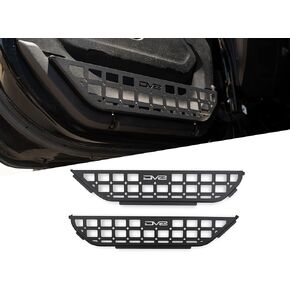 Slim Front Door Molle Pockets for 2018-2025 Jeep Wrangler JL & 2020-2025 Gladiator JT | Replaces The Weak Factory Netting | Molle Panel Design | Slimmer Width for Improved Legroom | Sold as a Pair