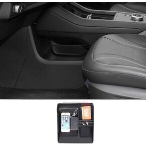PIUGILH Car Under Center Console Organizer Storage Box Tray Compatible with Ford Mustang Mach-E 2021 2022 2023 2024 Interior Accessories
