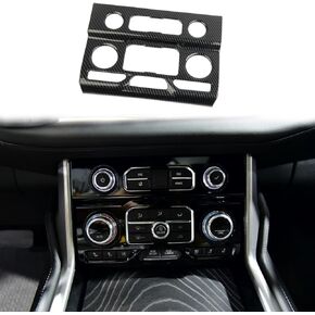 Korlot Carbon Fiber Central Control A/C Air Conditioning Panel Cover Tirm for GMC Yukon/Yukon XL Denali 2021+