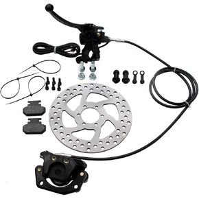 Front Hydraulic Disc Brake Caliper Pump Caliper Assembly 8mm Tube For Electric Car City Scooter