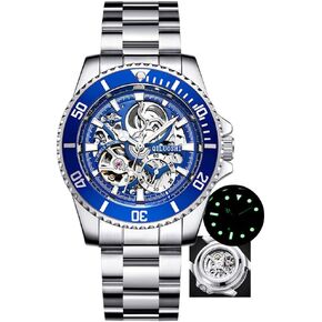 Mens Watches Fully Automatic Mechanical Wristwatch Hollow Fashion Waterproof Business Man Watch WaterGhost Series Tourbillon