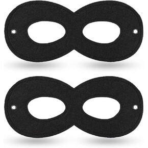Superhero Felt Eye Mask Halloween Dress Up Masks for Cosplay Masquerade Christmas Birthday Party with Adjustable Elastic Rope